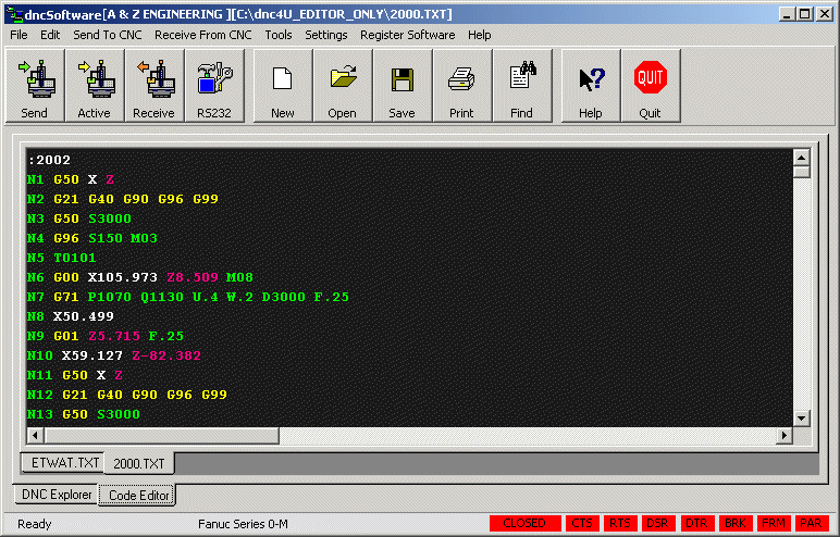 dncSoftware main form